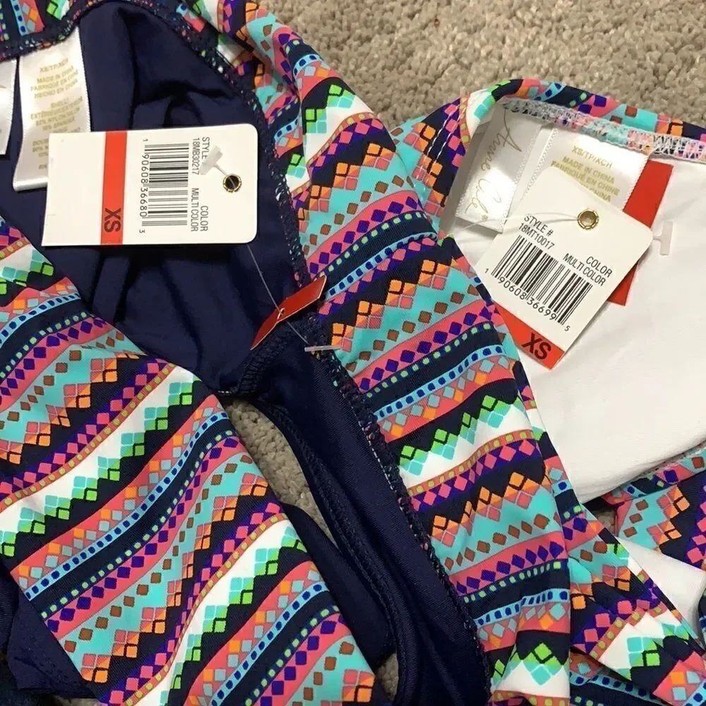 Anne Cole multicolored bikini. NWT - Picture 10 of 10